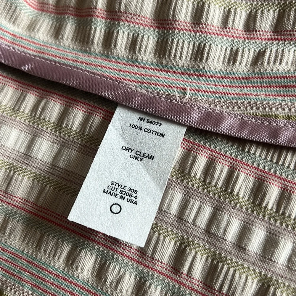 Cabi Women's Cream with Stripes Blazer Size 8
